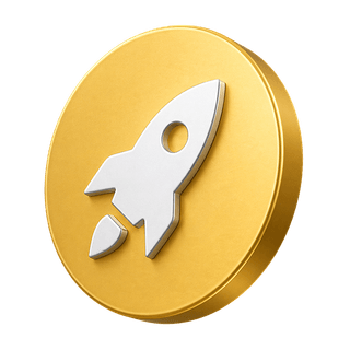 3D icon of a candlestick trading chart on the Fundorship how-it-works page