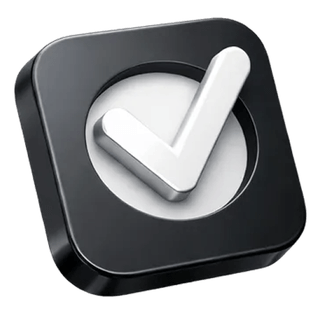 3D check mark confirmation icon on the Fundorship about page